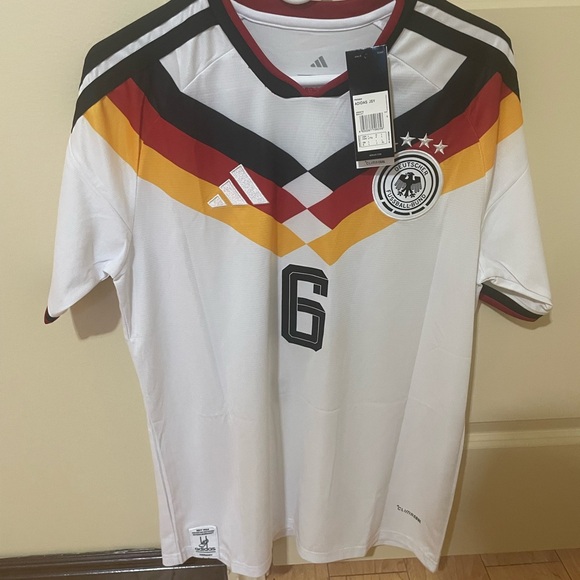 Kimmich Germany adidas White and Black Men's Jersey Size L - Picture 2 of 2